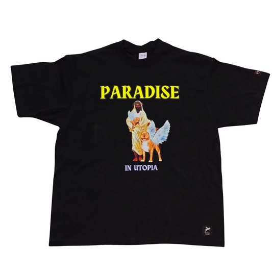 Paradise Caretaker Black Oversized Tee