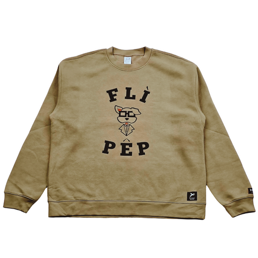 Collegiate Prep Khaki Relax Faded Crew