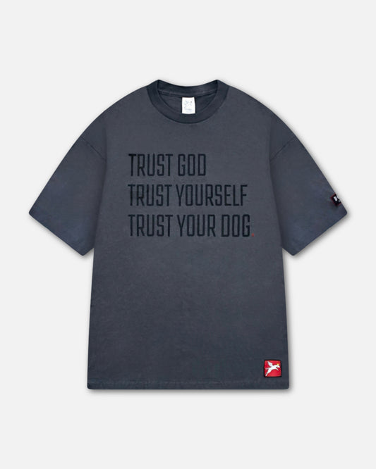 Trust Trio Charcoal Classic Streetwear Tee