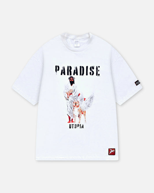 Paradise Good Shepard White Streetwear Tee