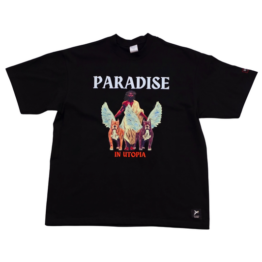 Paradise King of Kings Black Oversized Tee