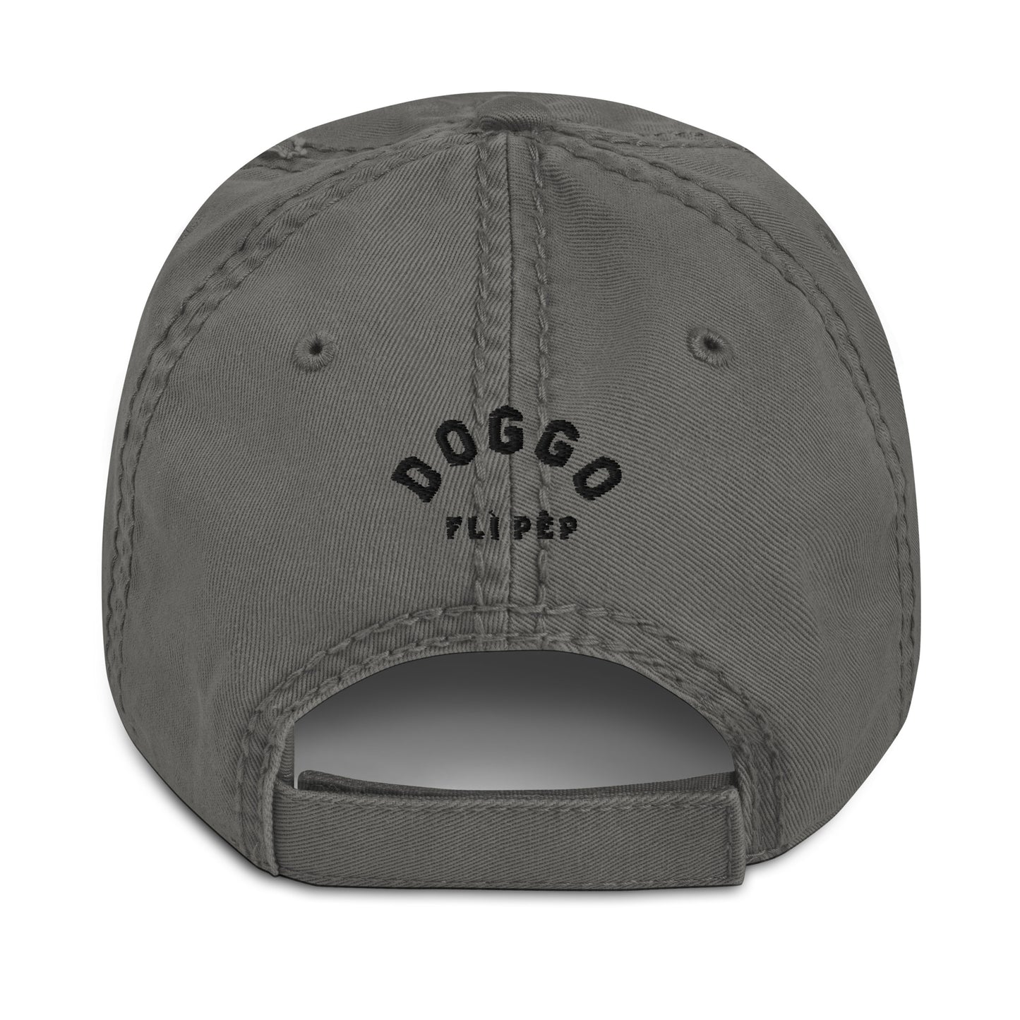 Doggo Distressed Embroidered Hat - FLÌ PÊP™