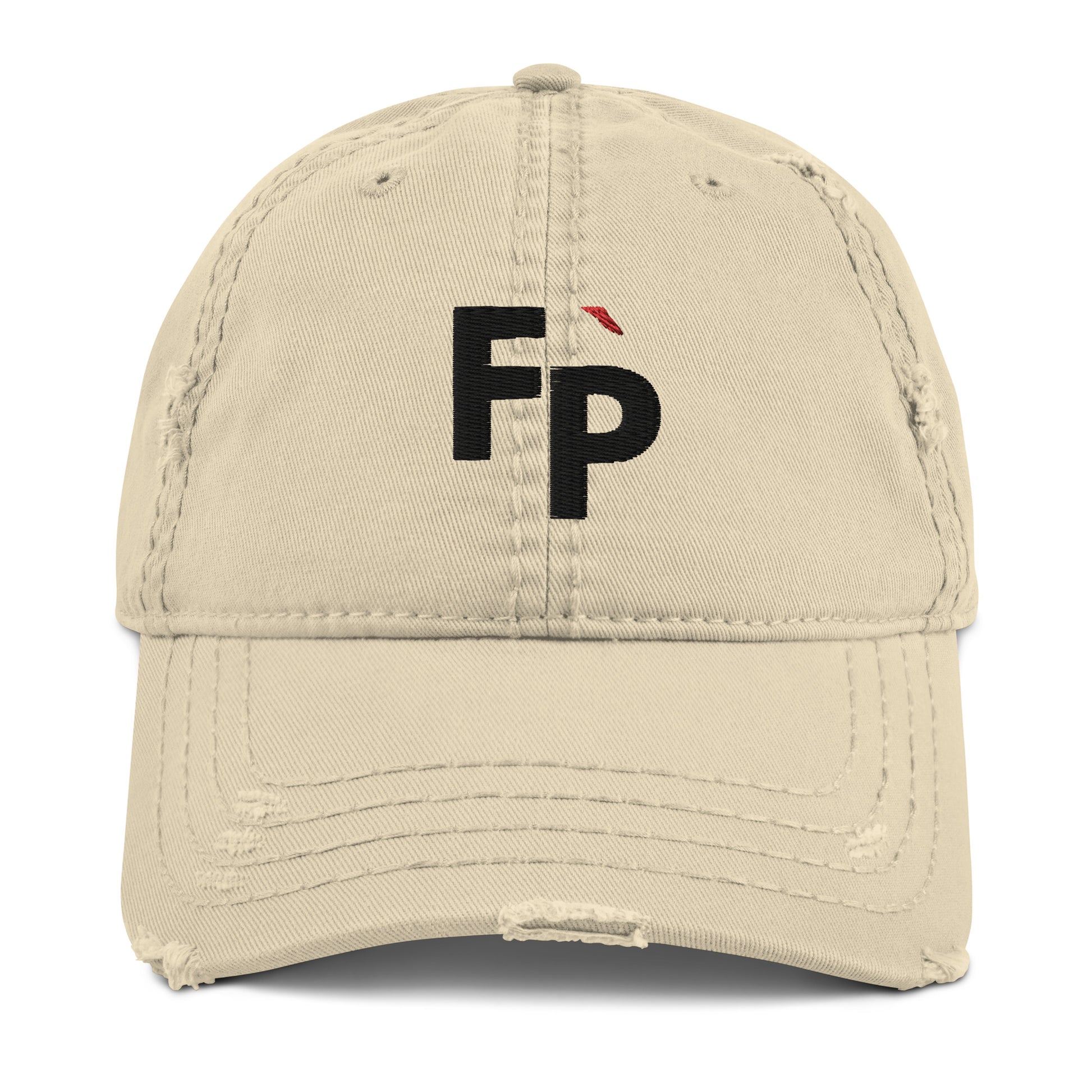 Logo 3D Embroidered Distressed Hat - FLÌ PÊP™
