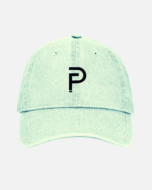 Light Blue Embroidered Mini Logo Denim Hat