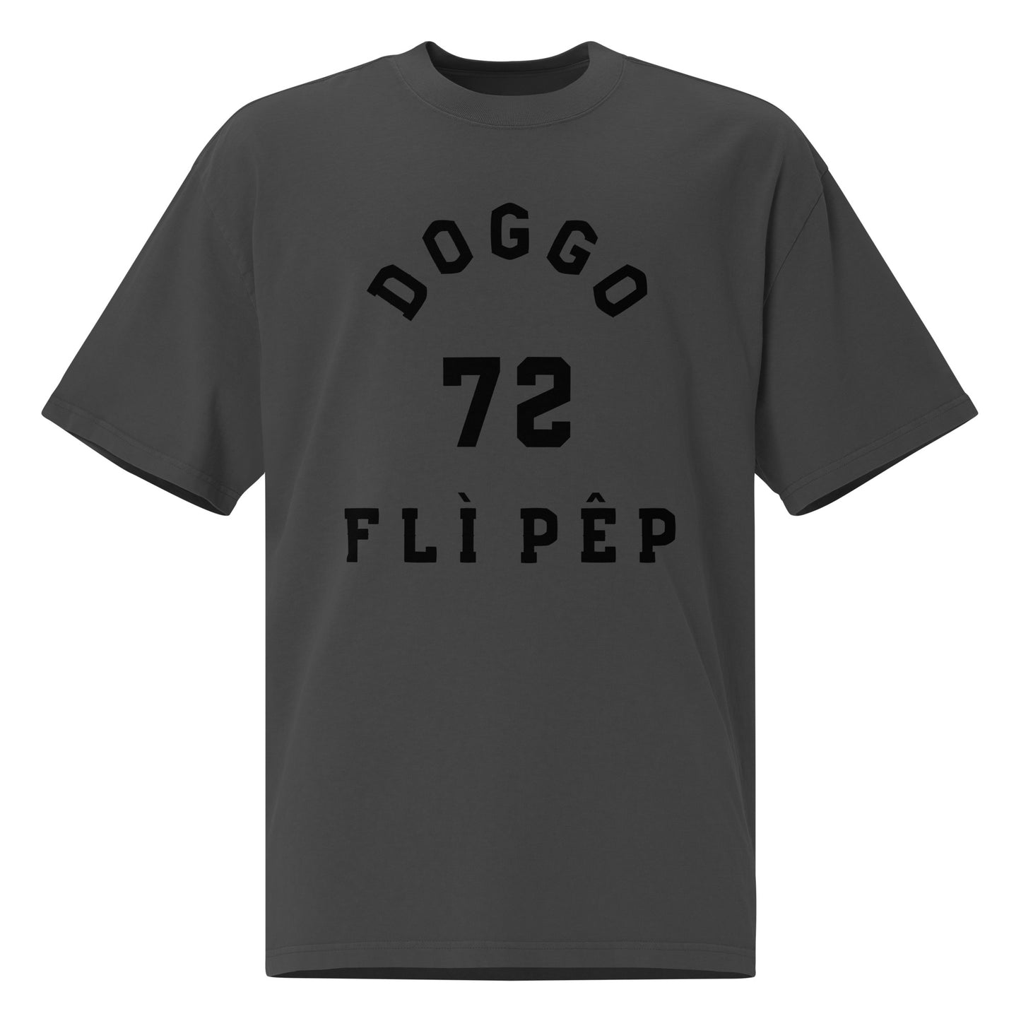 Doggo 72 Oversized Faded Tee - FLÌ PÊP™