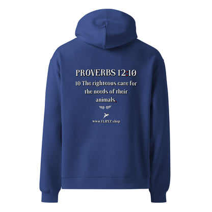 Doggo Proverbs 12:10 Classic Unisex Oversized Hoodie