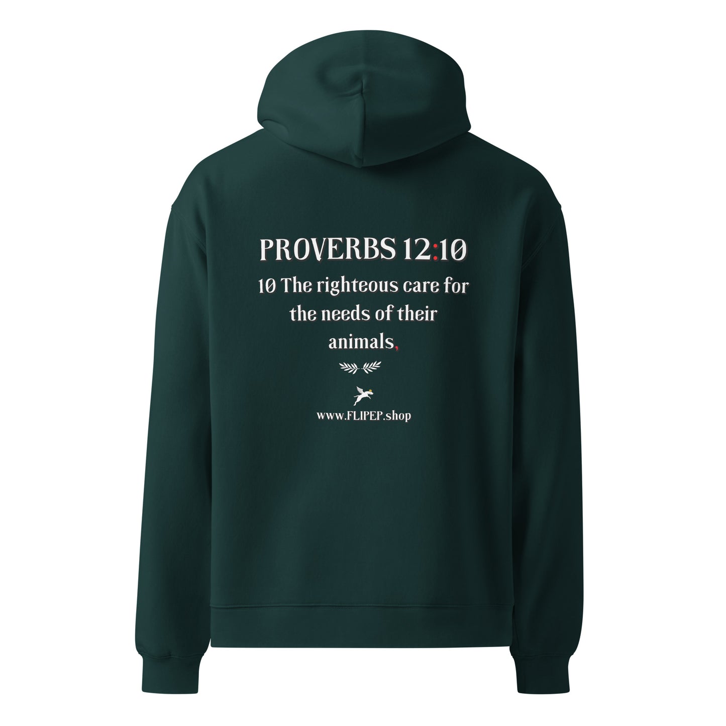 Doggo Proverbs 12:10 Classic Unisex Oversized Hoodie