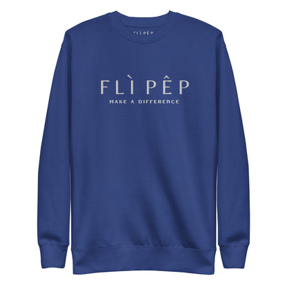 Embroidered Mantra Cotton Premium Sweatshirt - FLÌ PÊP™